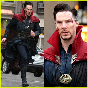 Benedict Cumberbatch Films 'Doctor Strange' in NYC - First Pics!