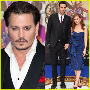 Johnny Depp & Sacha Baron Cohen Premiere 'Alice Through The Looking Glass' in London!