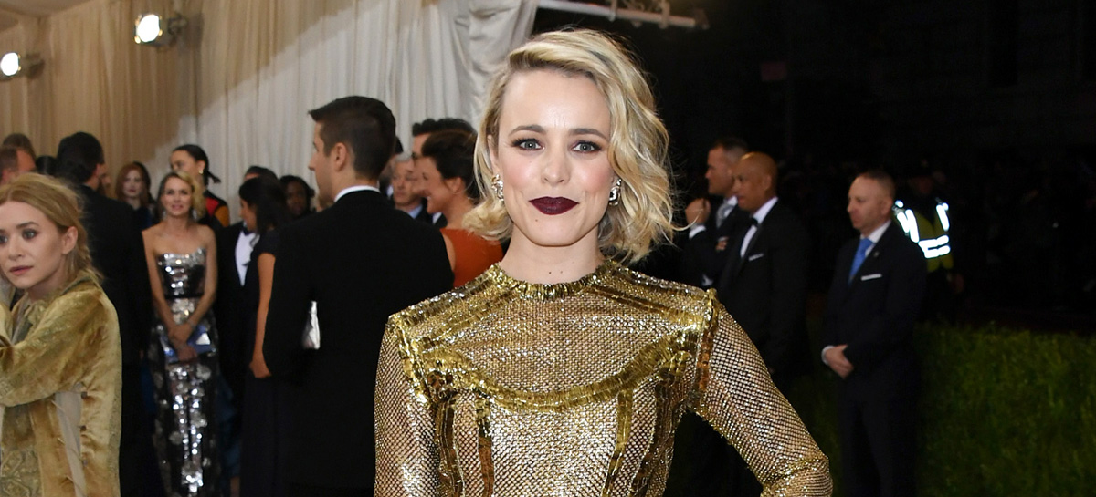 Rachel McAdams Shines in Valentino at Met Gala 2016 2016 Met Gala
