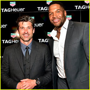 Patrick Dempsey Suits Up at TAG Heuer Event with Michael Strahan