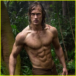 Alexander Skarsgard’s Abs Are Front & Center in New Shirtless ‘Legend