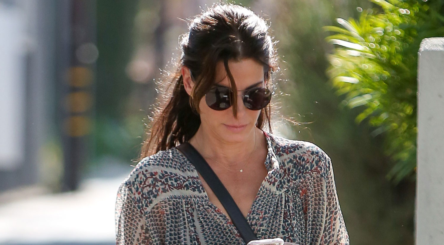 Sandra Bullock Spotted on a Rare Casual Outing.