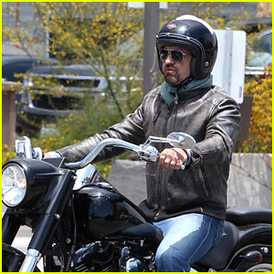 Gerard Butler Goes for Weekend Motorcycle Ride