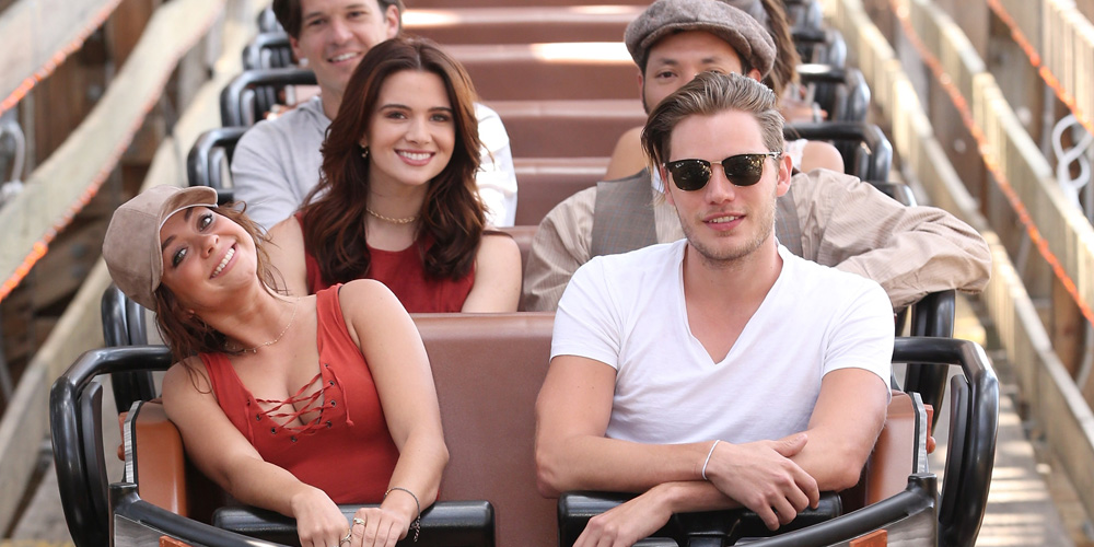 Sarah Hyland Hits Ghostrider ReOpening With Dominic Sherwood Before