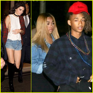 Kendall Jenner Hangs Out with Jaden Smith in Paris