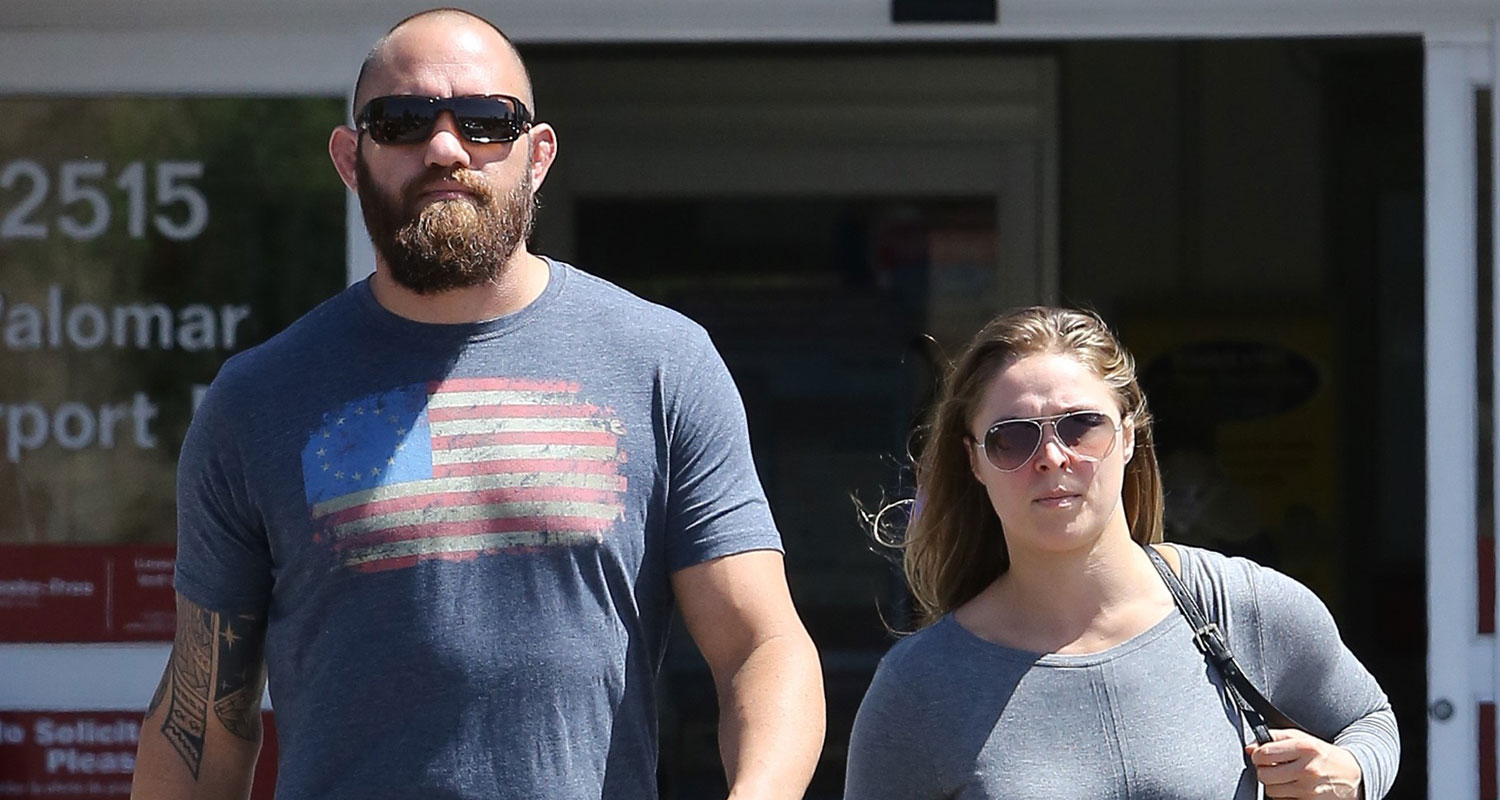 Ronda Rousey Spends the Afternoon With Boyfriend Travis Browne | Ronda ...