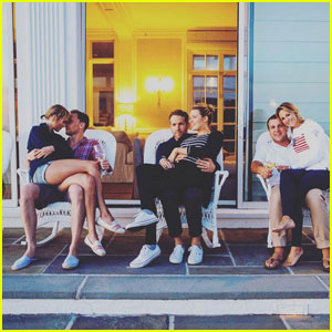 Taylor Swift Sits on Tom Hiddleston’s Lap in Cute Photo With Blake
