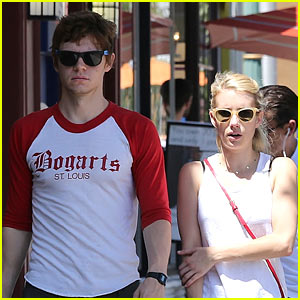 On-Again, Off-Again Couple Emma Roberts & Evan Peters Reunite for Lunch