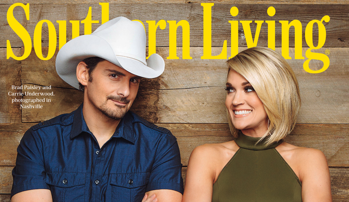 Carrie Underwood & Brad Paisley Cover ‘Southern Living’ September 2016