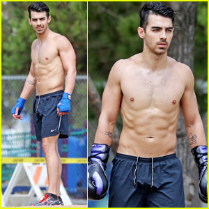 Joe Jonas Shows Off Hot Shirtless Body After DNCE Album Cover Reveal!
