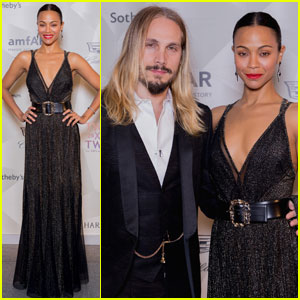 Zoe Saldana Glitters at Dallas Charity Event With Marco Perego | Marco