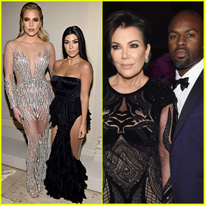 Kourtney & Khloe Kardashian Glam Up at Angel Ball with Mom Kris Jenner!
