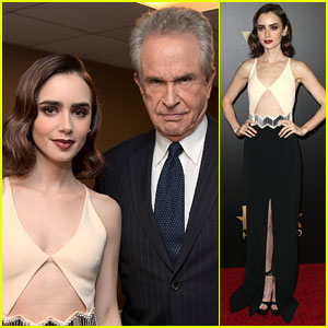 Lily Collins Presented with New Hollywood Award at Hollywood Film Awards 2016!