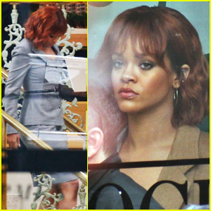 Rihanna Starts Work on 'Bates Motel' - See the First Set Photos!