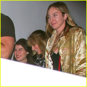 Taylor Swift Catches a Movie Screening with Friends