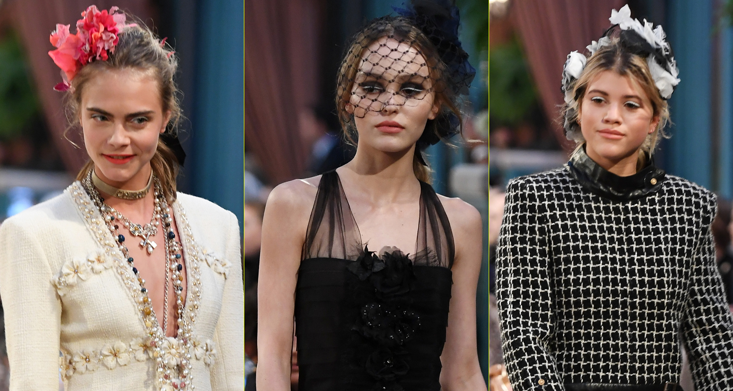 Cara Delevingne Returns to ‘Chanel’ Runway With LilyRose Depp & Sofia