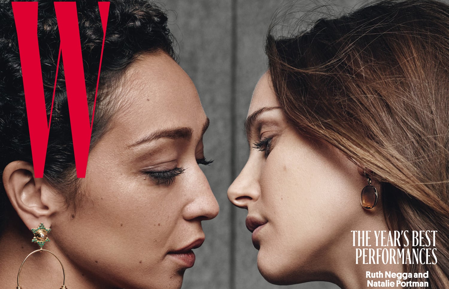 Natalie Portman & Ruth Negga Lean in for a Kiss on ‘W’ Cover! | Adam