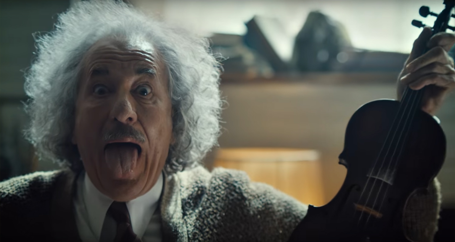 ‘Genius’ Super Bowl Commercial 2017 Albert Einstein Plays Lady Gaga on Violin 2017 Super