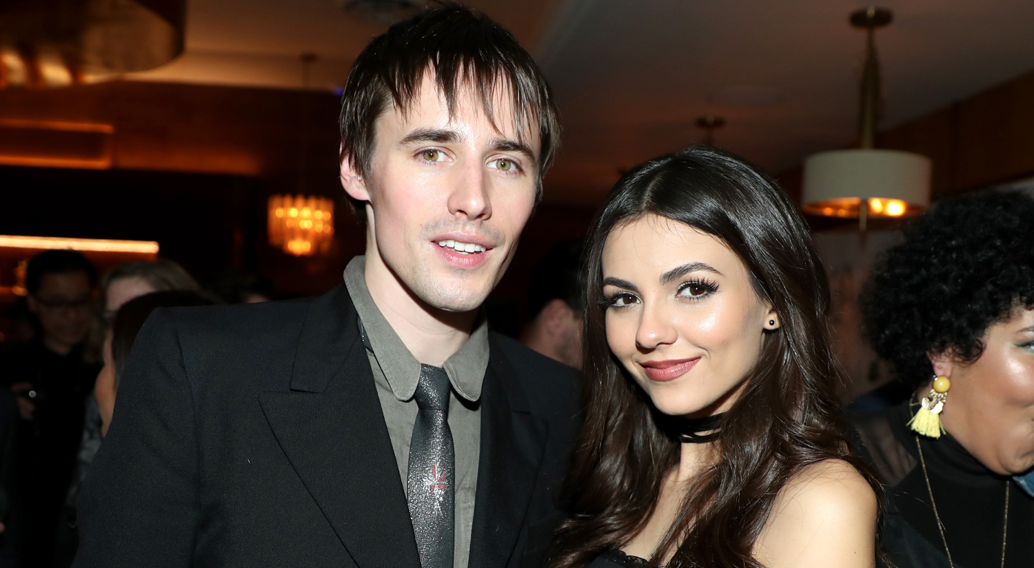 Victoria Justice Rene Victoria Justice & Reeve Carney Dance the Night Away at Vanity Fair’s ...