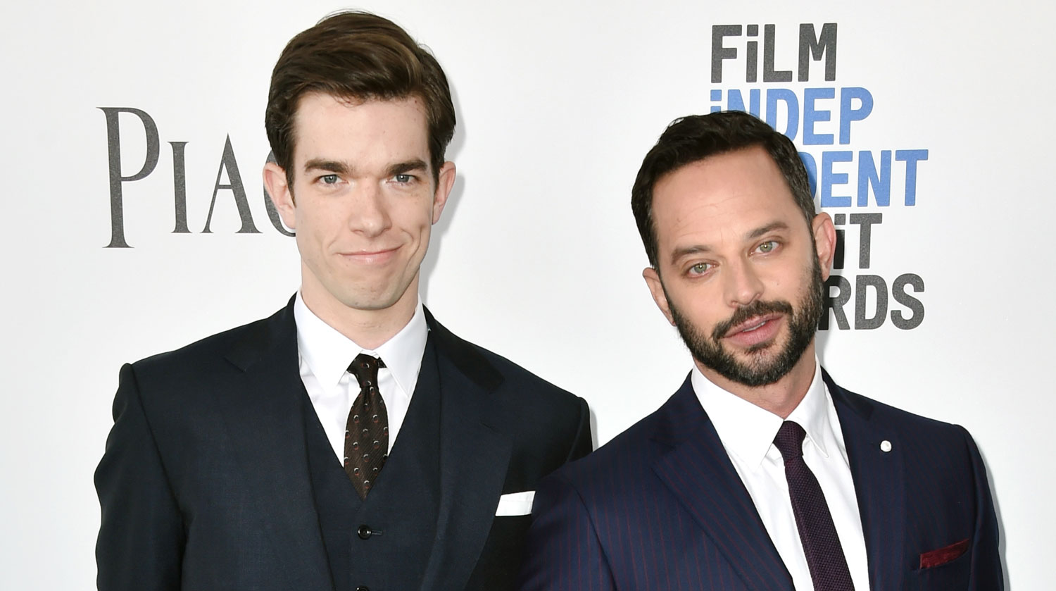 Spirit Awards Hosts Nick Kroll & John Mulaney Hit the Blue Carpet