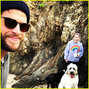 Liam Hemsworth Shares Cute Valentine's Day Picture with Miley Cyrus!