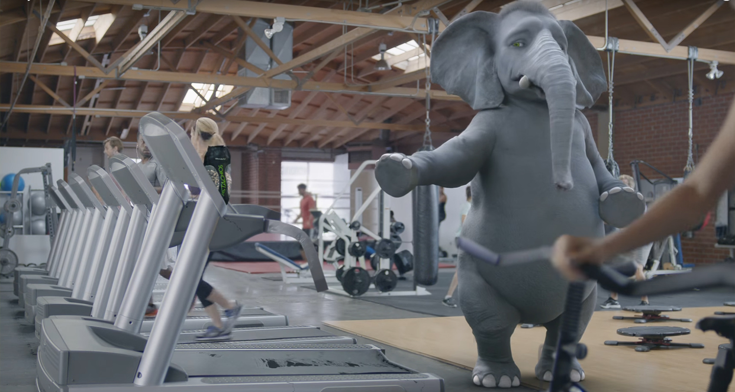 Wonderful Pistachios Super Bowl Commercial 2017 Elephant Falls Off
