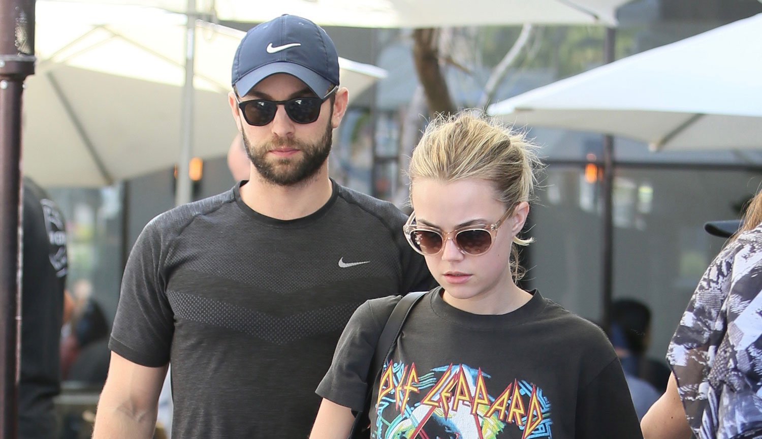 Chace Crawford & Girlfriend Rebecca Rittenhouse Grab a Casual Mid-Week