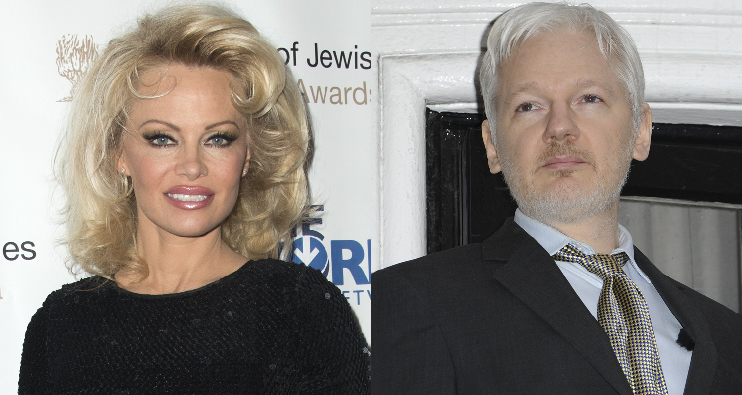 Pamela Anderson Opens Up About Julian Assange Romance Rumors | Julian