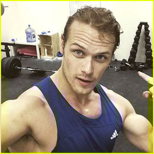 Sam Heughan’s Workout Photos Are Too Hot to Handle Sam Heughan