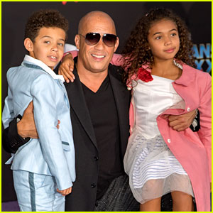 Vin Diesel Brings His Kids to 'Guardians 2' Hollywood Premiere!
