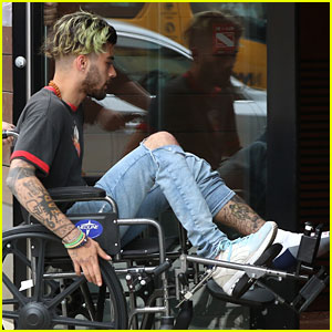 Zayn Malik Arrives at Gigi Hadid’s Apartment in a Wheelchair | Gigi
