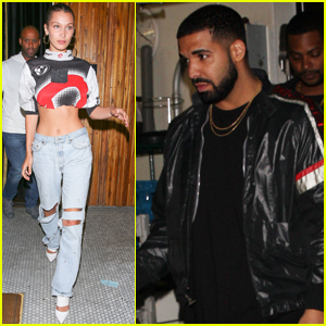Bella Hadid Has a Night Out With Drake at The Nice Guy!