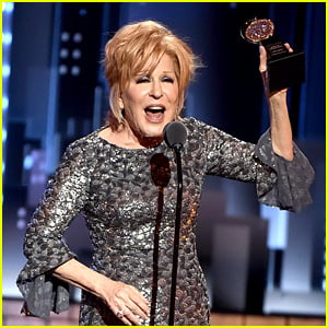 Bette Midler Outlasts Playoff Music During Tony Awards Acceptance Speech! (Video)