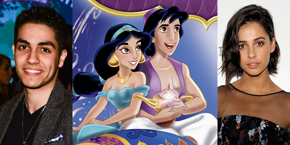 ‘Aladdin’ Cast Announced Meet Mena Massoud & Naomi Scott! aladdin