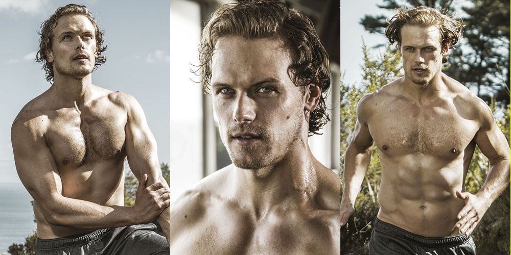 Sam Heughan’s Shirtless Workout Photos Are So Sexy.