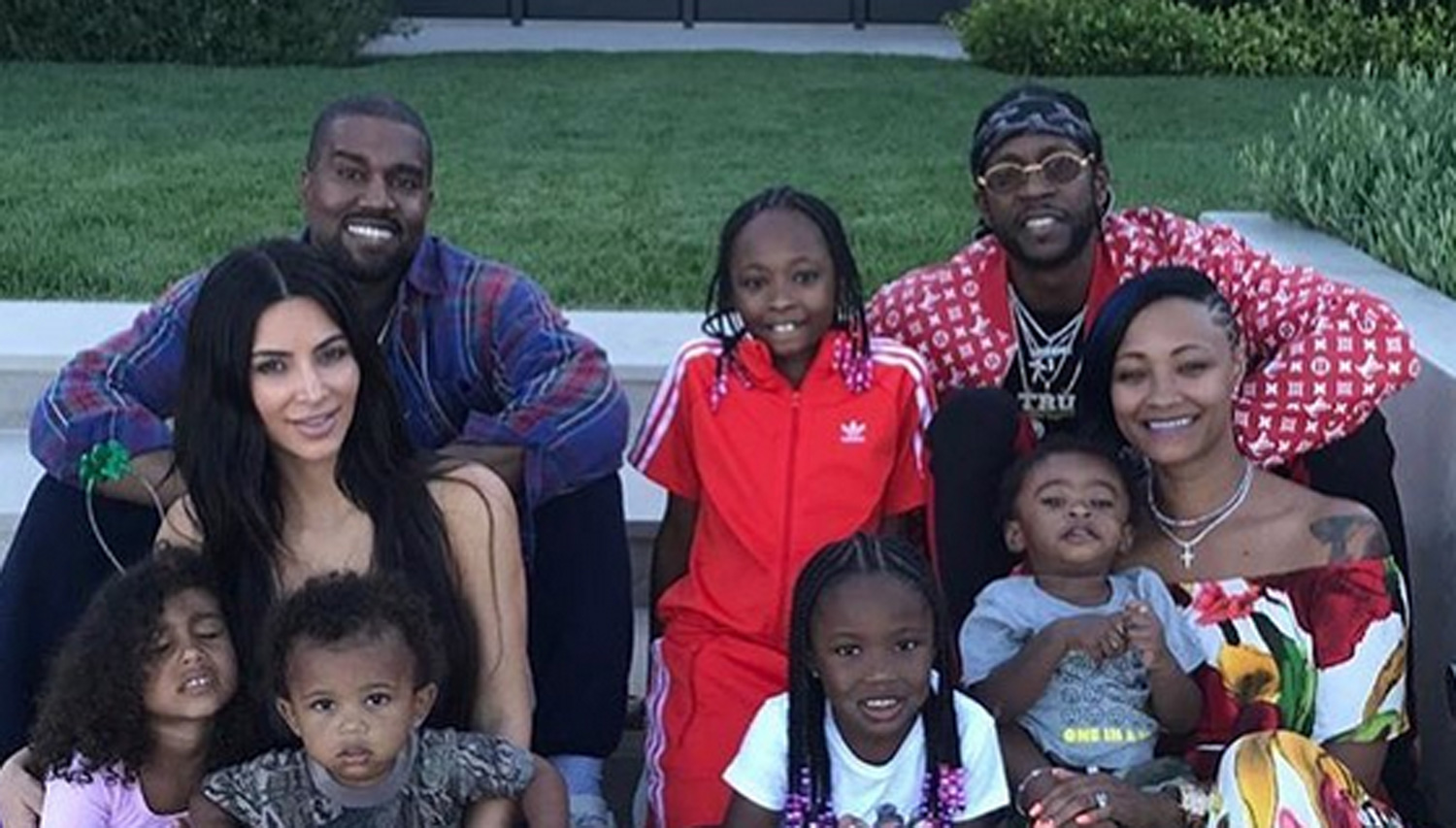 Kim Kardashian & Kanye West Host Epic Fourth of July BBQ 2 Chainz