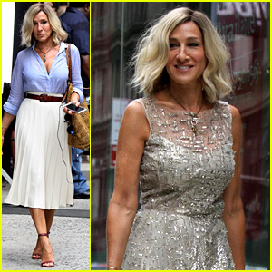 Sarah Jessica Parker Films New Project with Short Blonde Hair Sarah Jessica  Parker Films New Project with Short Blonde Hair | Sarah Jessica Parker |  Just Jared