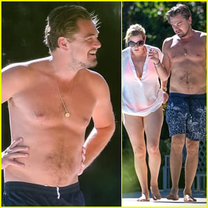 Leonardo DiCaprio Goes Shirtless on Vacation with Kate Winslet in St. Tropez!