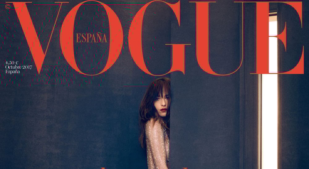 Dakota Johnson Covers ‘Vogue Spain’ in a Bedazzled Bodysuit! | Dakota