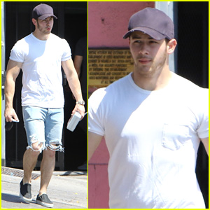 Nick Jonas Shows Off His Massive Biceps After the Gym