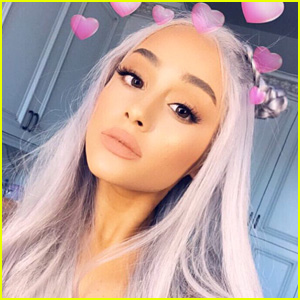 Ariana Grande Shows Off Her New Grey Hair in Stunning Selfie