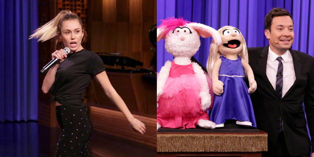 Miley Cyrus Competes in ‘Lip Sync Battle’ with Jimmy Fallon Watch Now