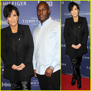 Kris Jenner & Corey Gamble Couple Up at Tommy Hilfiger VIP Reception Amid Breakup Rumors