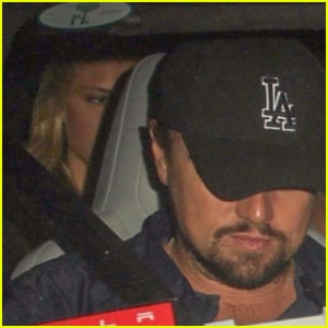 Leonardo DiCaprio Leaves the Club with Model Juliette Perkins