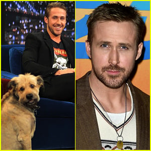 Ryan Gosling Remembers His Late Dog George on 'Ellen,' Wears His Tag as Necklace (Video)