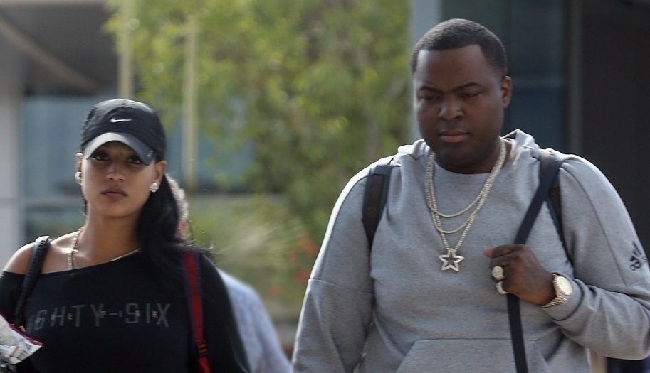 Sean Kingston & Girlfriend Angela Coates Make Rare Appearance in