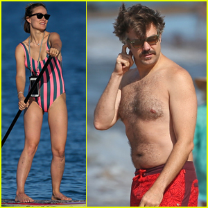 Olivia Wilde & Jason Sudeikis Show Off Their Beach Bodies On Vacation i...
