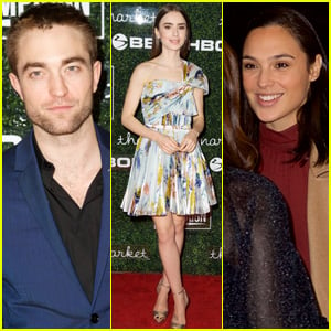 Robert Pattinson, Lily Collins, & Gal Gadot Support Go Campaign at 2017 Gala