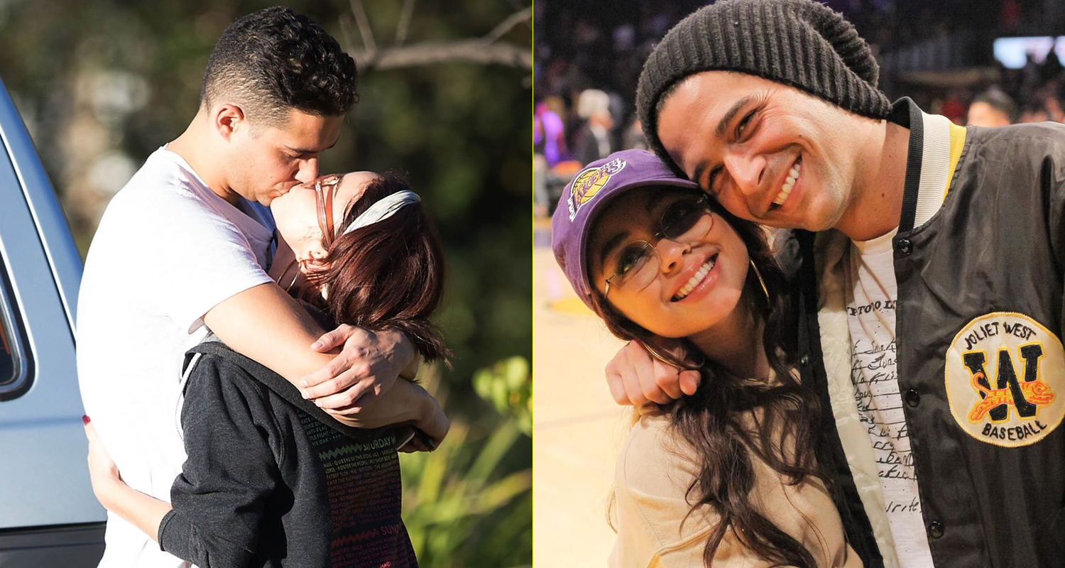 Sarah Hyland & Wells Adams Couple Up Courtside at Lakers Date Night