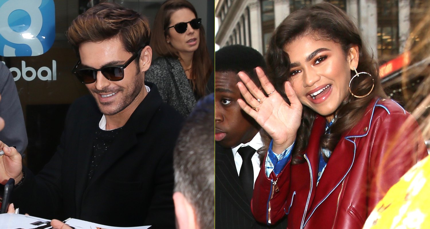 Zac Efron & Zendaya Kick Off ‘Greatest Showman’ Media Tour in London
